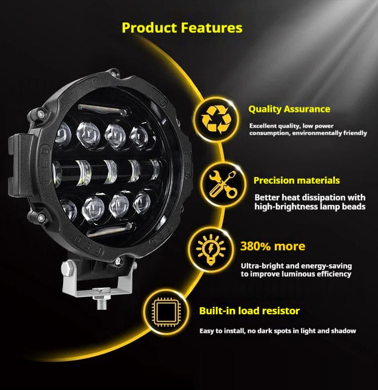 Auxiliary Lamp Motorcycle Modification Daytime Running Light And Spotlight