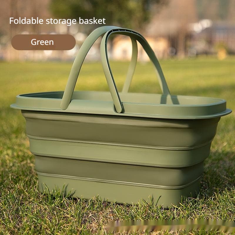 Portable Camping Storage Basket Picnic Basket
