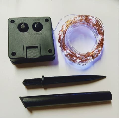 Starry Outdoor String Lights, IP65 Waterproof, 2/8 Functions