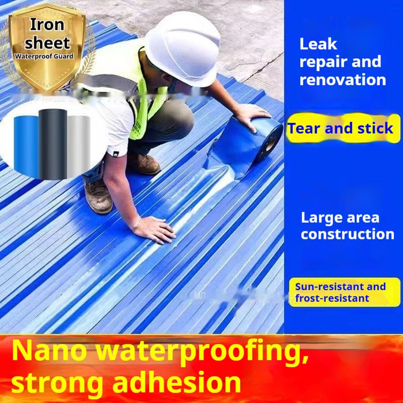 Blue PE Waterproof Repair Tape - 10m (20cm/30cm)