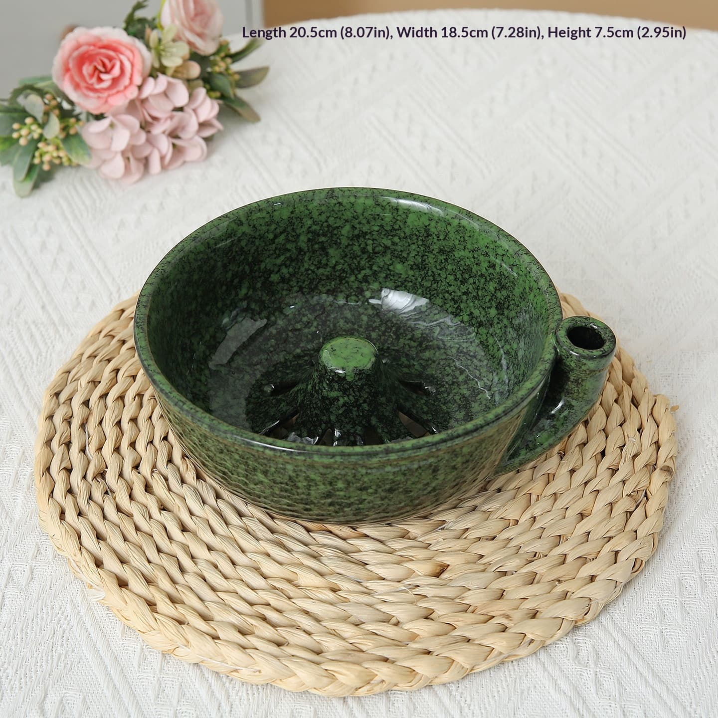 Creative Kiln-Changed Ceramic Berry Swirl Drain Basin