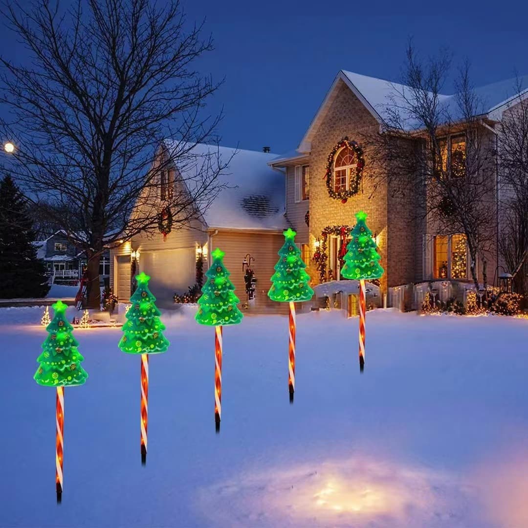 Ground-insertion LED Atmosphere Acrylic Christmas Holiday Lawn Light