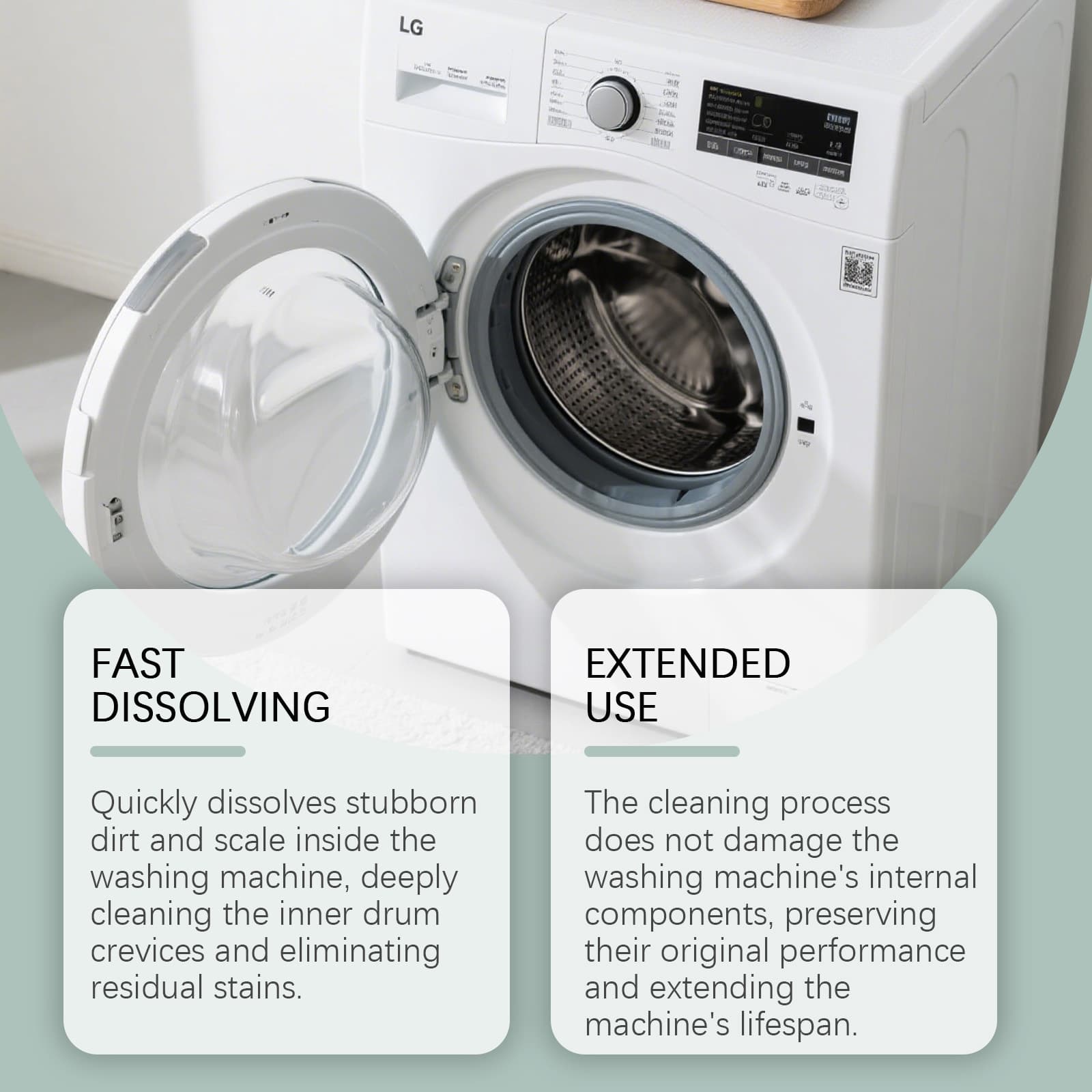 Washing Machine Cleaning Tablets Remove Grime From Inside The Drum