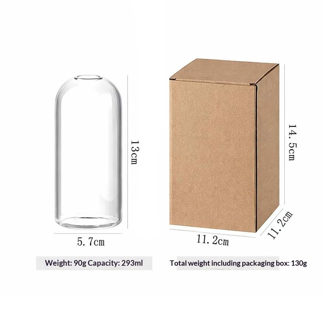 Simple And Transparent Glass Aromatherapy Bottle