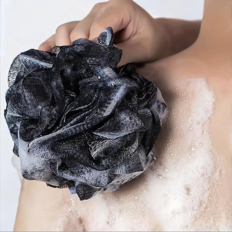 Thickened Back-stretching Strip Long Back-scrubbing Towel Three-piece Set